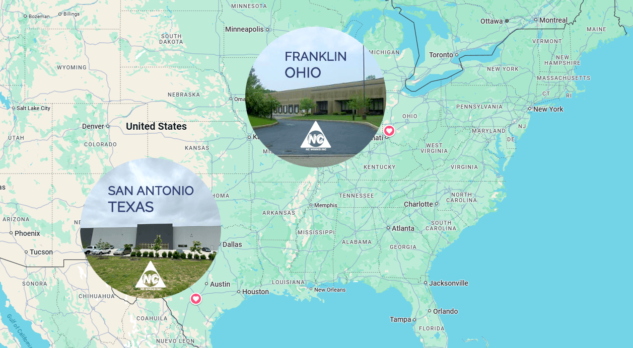 United States Locations Map